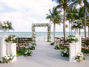 Beach Wedding Florist Playa del Carmen