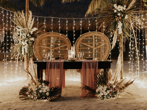 Beach Wedding Florist Playa del Carmen