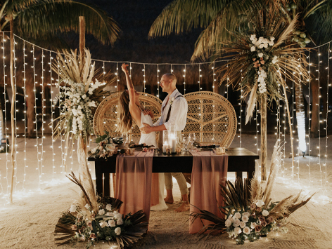 Beach Wedding Florist Playa del Carmen