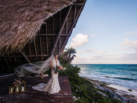 Beach Wedding Florist Playa del Carmen