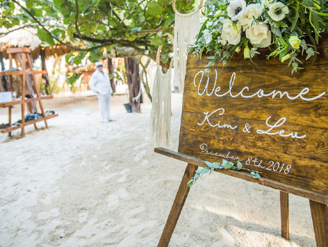 Beach Wedding Florist Playa del Carmen