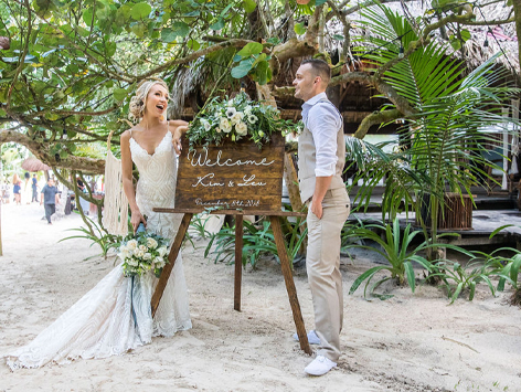 Beach Wedding Florist Playa del Carmen