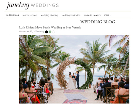 Beach Wedding Florist Playa del Carmen